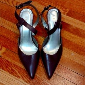 Sleek strapped heels